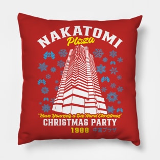 Christmas Nakatomi Building Die Hard Pillow