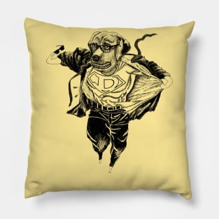 Super Dog, Lab, Labrador Retriever Super Hero! Parody Fun Pillow