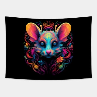 Neon Rodent #9 Tapestry