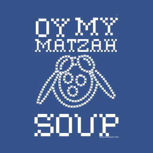 Oy My Matzah v2 Blue T-Shirt