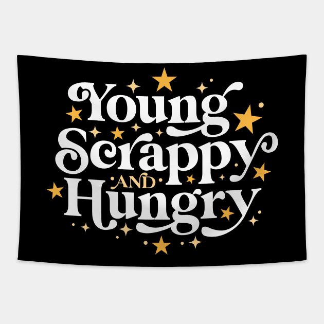 Young Scrappy and Hungry Tapestry by dreambeast.co