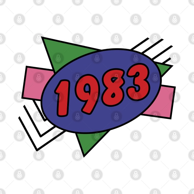 Year 1983 Retro 80s Graphic by ellenhenryart