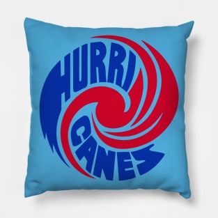 Hurricanes Sports Logo Pillow