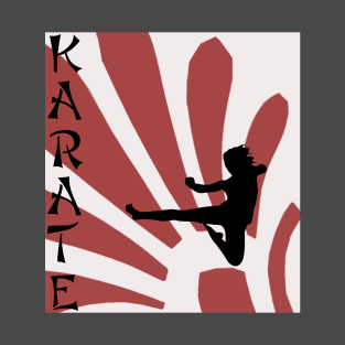 Female Karate Fighter T-Shirt