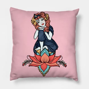 zen goddess Pillow