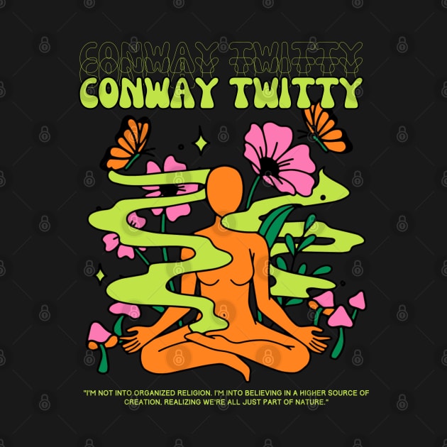 Conway Twitty // Yoga by Mamamiyah