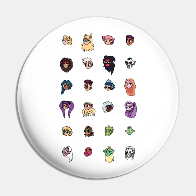 She-Ra Characters Pin by joseanaya