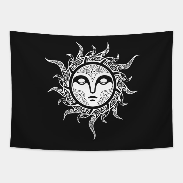 YULE. MIDWINTER SUN. Tapestry by RAIDHO