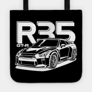 GTR R35 (White Print) Tote