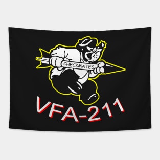 Checkmates VFA-211 Tapestry