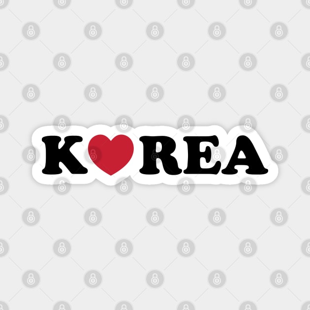 Korea Love Heart Magnet by tinybiscuits