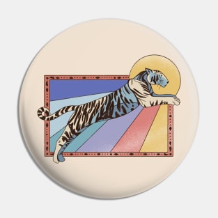 Rainbow Tiger Pin