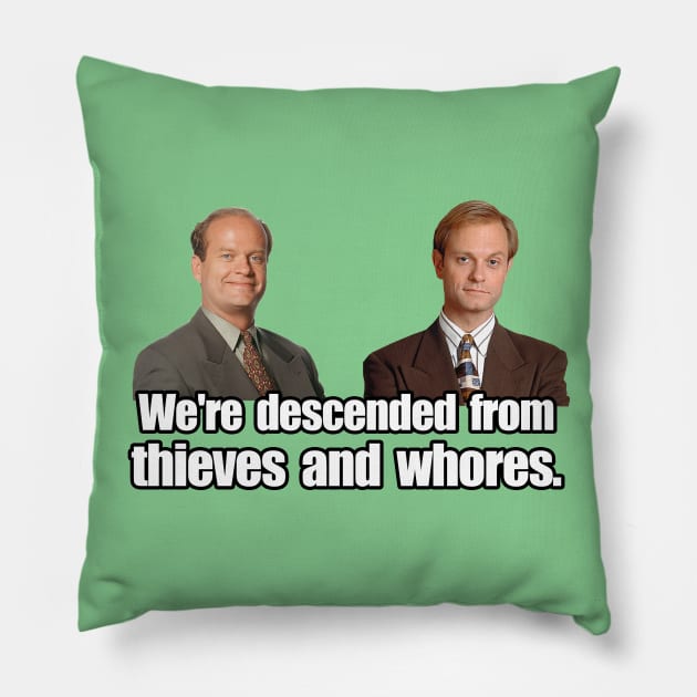 frasier & niles Pillow by aluap1006