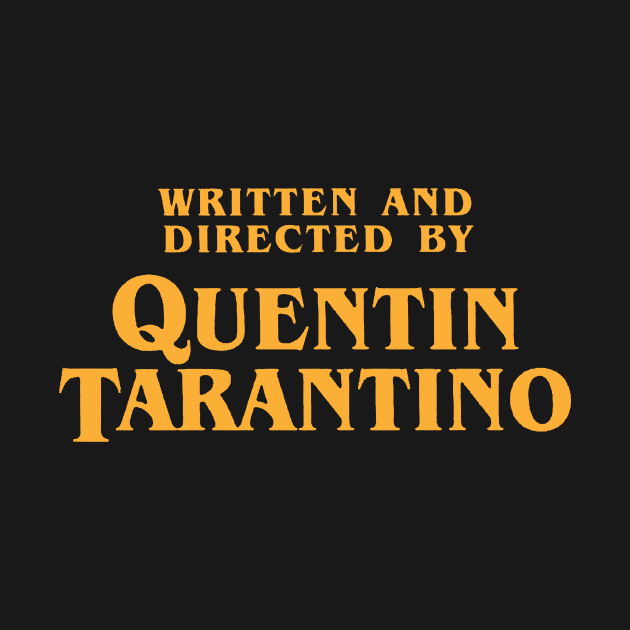 Quentin Tarantino film credits by KUMAWAY