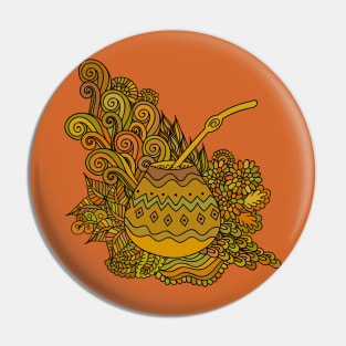 Yerba Mate In The Gourd Pin