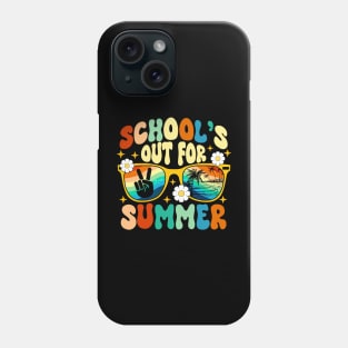 Last Day Of School's Out For Summer Vacation Teachers Kids Phone Case