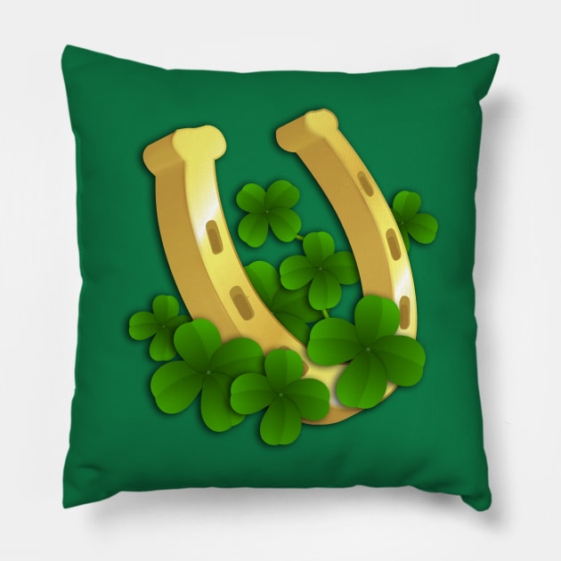 St. Patrick's Day Pillow by valentinahramov