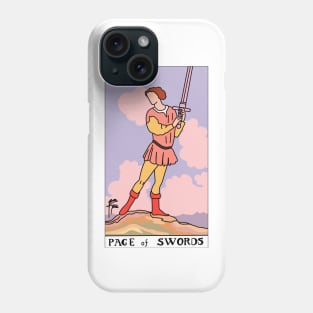 Page of Swords Phone Case