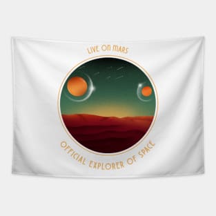 Let's live on Mars ! Tapestry