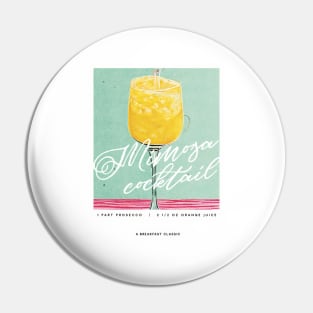 Mimosa Retro Poster A Breakfast Classic Bar Prints, Vintage Drinks, Recipe, Wall Art Pin