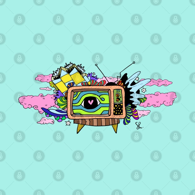 Cotton Candy Television by ShelbyWorks
