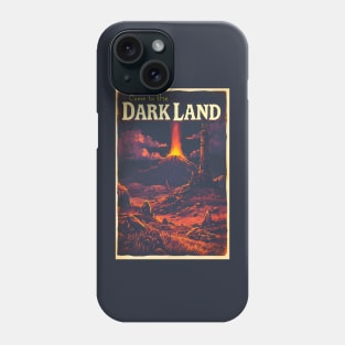 Come to the Dark Land - Vintage Travel Poster - Fantasy Phone Case