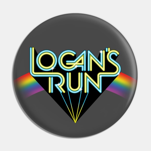 Logan's Run Logo Pin by GraphicGibbon