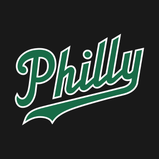 Philly Script - Black T-Shirt