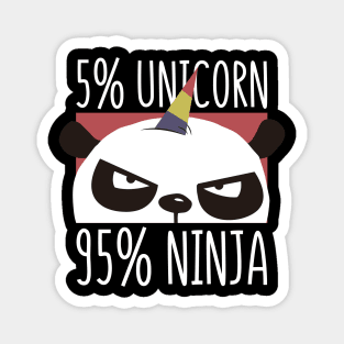 Unicorn Ninja Magnet