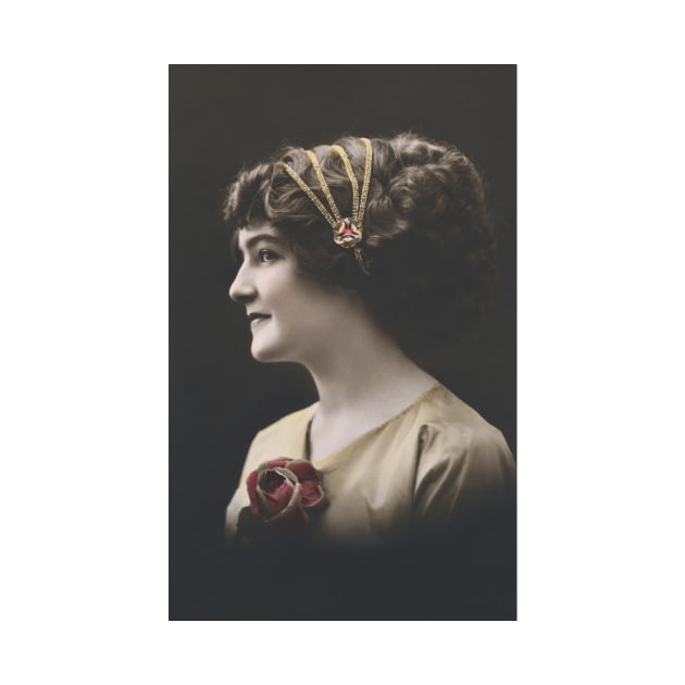 Edwardian lady in profile by NEILBAYLIS