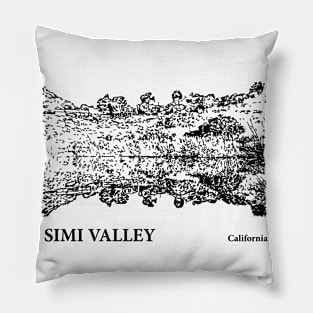 Simi Valley California Pillow