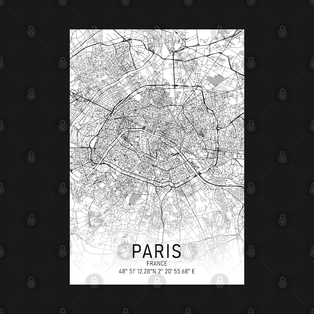 Paris City Map by MapCarton