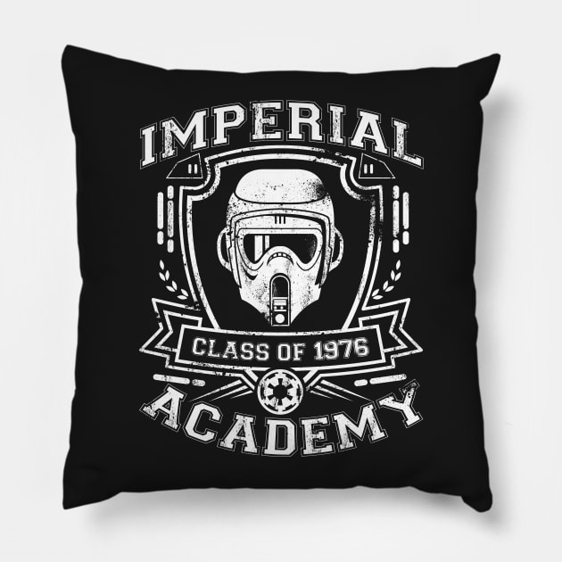 IMPERIAL ACADEMY-SB 1976 Pillow by MatamorosGraphicDesign