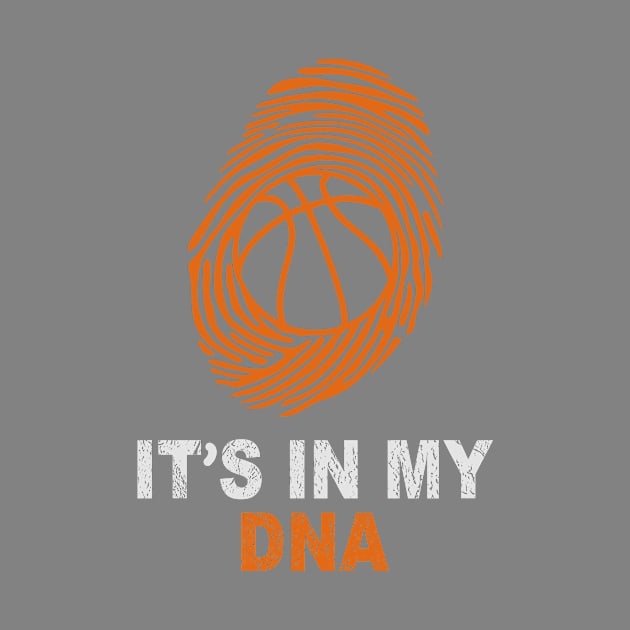 Basketball Is In My DNA Fingerprint Shirt by fiar32