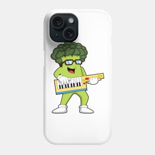 Vegan Broccoli at Music with Guitar Phone Case