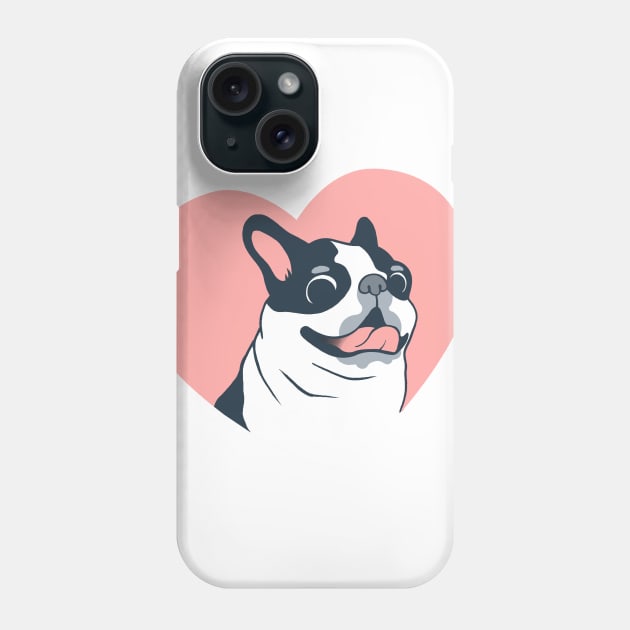 Boston Terrier Love Phone Case by SarahJoncas