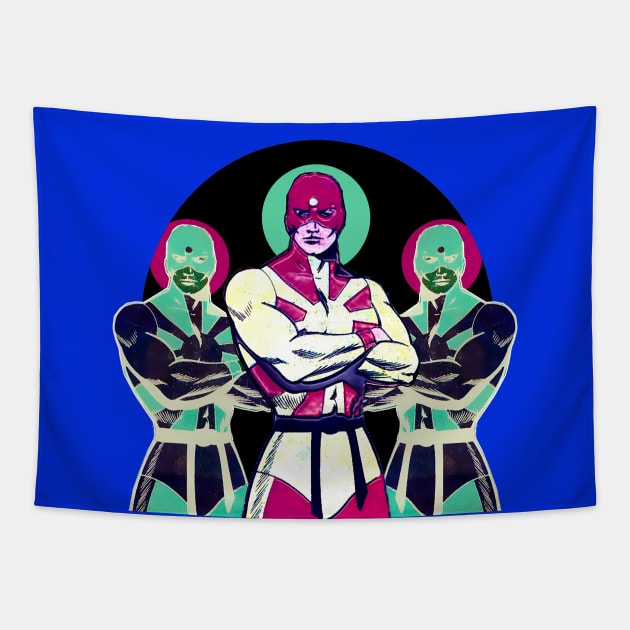 Great heroes of the universe Tapestry by Marccelus