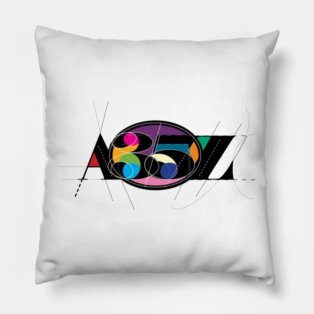 A35Z uncut Pillow by Agatinadas