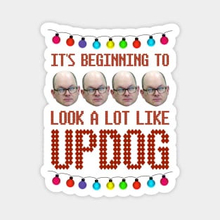 What We Do In the Shadows Christmas Sweater Design—It’s Beginning to Look a Lot Like Updog Magnet