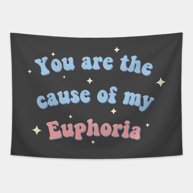 BTS Jungkook you are the cause of my euphoria Tapestry by Oricca