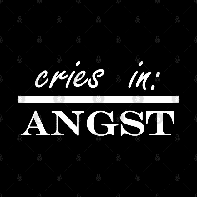 cries in angst by iDreamInPlotPoints