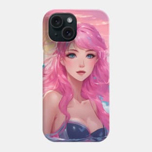 Chibi Cutie Adorable Anime Girl Hot Bikini Sea Sytle Phone Case