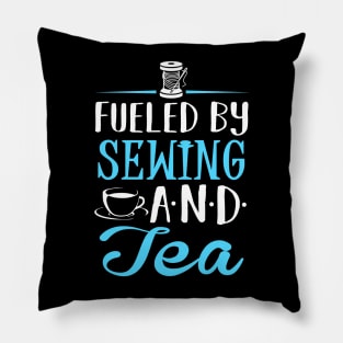 Fueled by Sewing and Tea Pillow