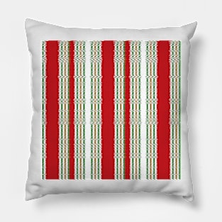 Christmas  Wavy Stripes Pillow