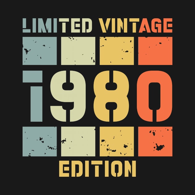 Vintage 1980 by CardRingDesign