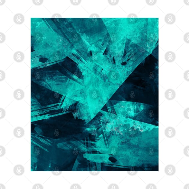 Dark teal abstract by Rdxart