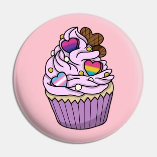 pink cupcake Pin