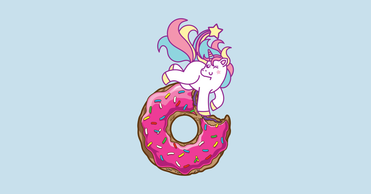 Unicorn & donut - Unicorn - Kids T-Shirt | TeePublic