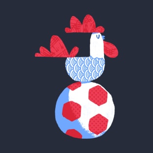 Roosters Love Soccer T-Shirt