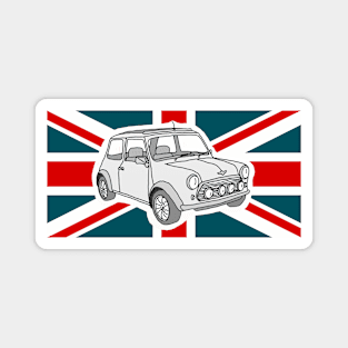 vintage cool minicar Magnet